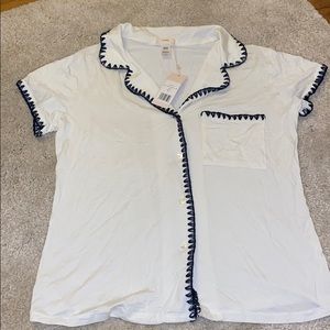 Eberjey Whip Stitch Frida Gisele style Sleep Top